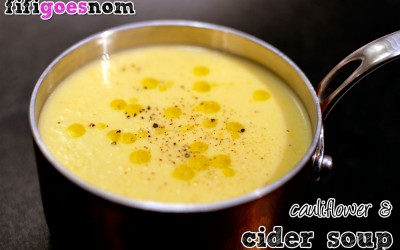 Cauliflower and Cider Soup