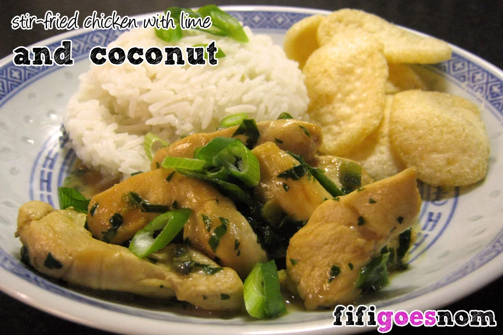 Delia’s Stir-fried Chicken with Lime and Coconut